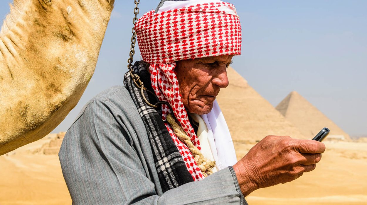 egipat internet, piramide, kairo